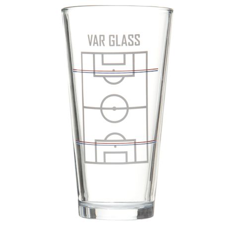 Soccer Var Beer Glass