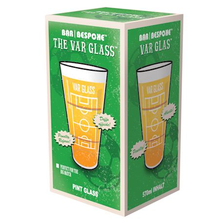 Soccer Var Beer Glass