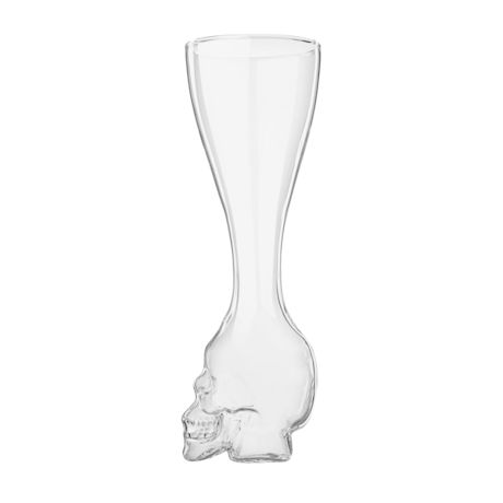 Skull Glass With Stand