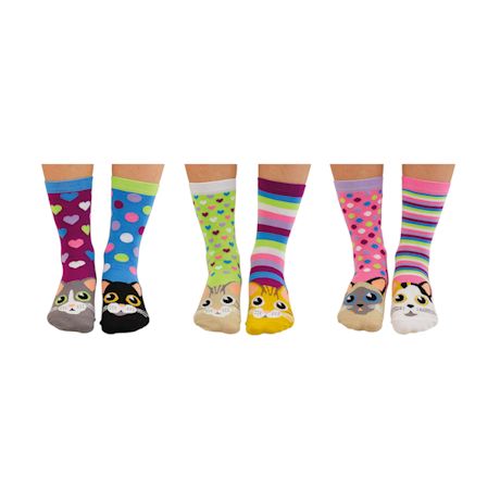 Catwalk Mismatched Socks Set