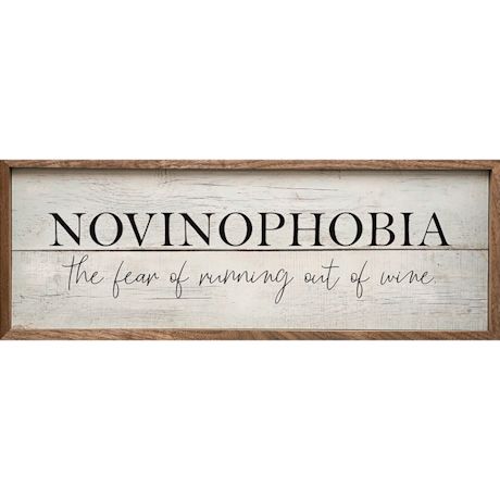 Product image for Novinophobia Wall Sign
