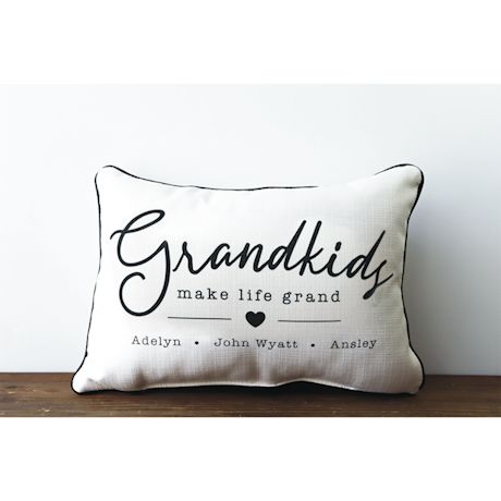 Personalized Grandkids Pillow