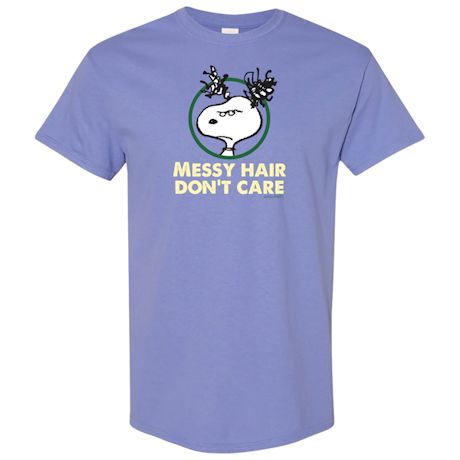 Messy Hair Don't Care Snoopy Shirt