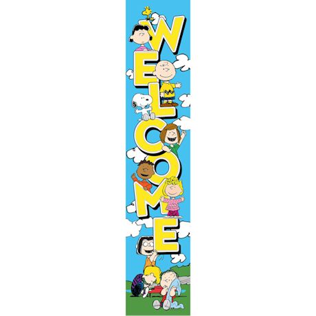 Peanuts Porch Welcome Sign