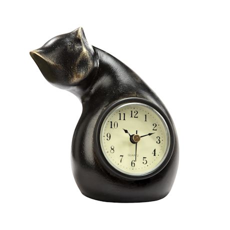 Art Deco Cat Clock