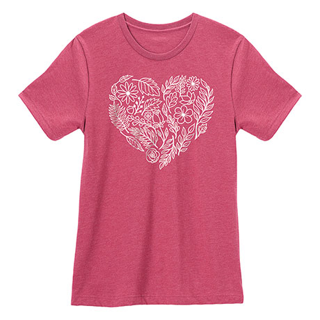 Floral Heart Tee