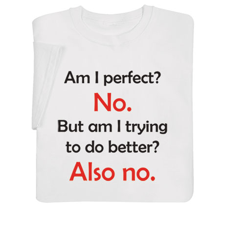 Am I Perfect T-Shirt Or Sweatshirt