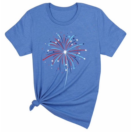 Blue Fireworks T-Shirt