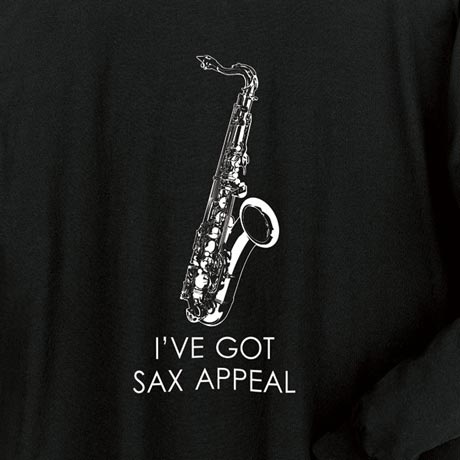 Sax Appeal Saxophone Long Sleeve Shirt