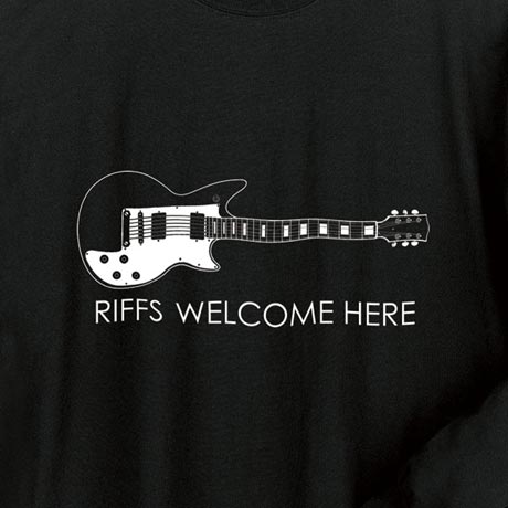 Riffs Welcome Guitar Hoodie