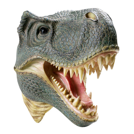 Tyrannosaurus Rex Dinosaur 3D Mounted Wall Sculpture