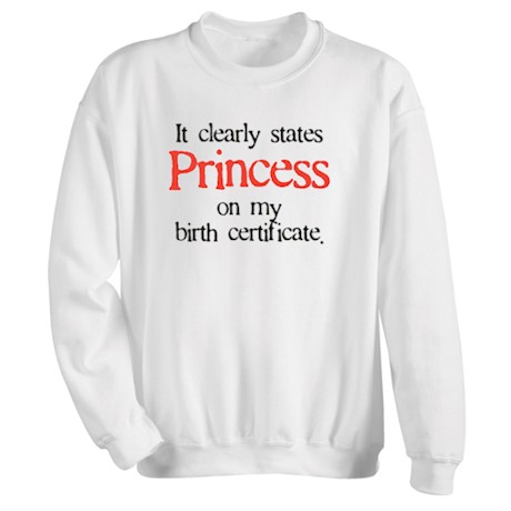 Personalized It States On My Birth Certificate Shirt