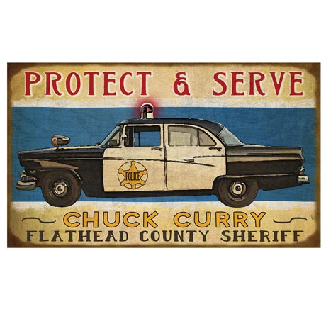 Personalized Service Signs - Police