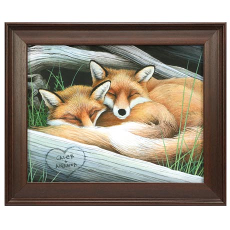 Sleeping Fox Personalized Print