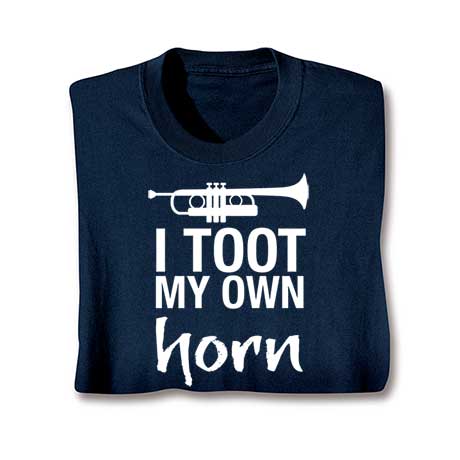 Music Instruction Long Sleeve Shirt- Horn