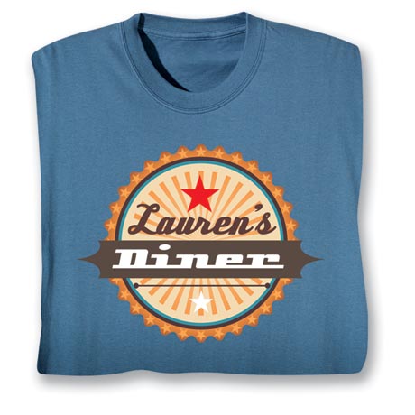 Personalized "Your Name" Retro Diner Shirt