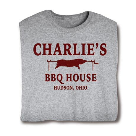 Personalized 'Your Name' BBQ House Shirt