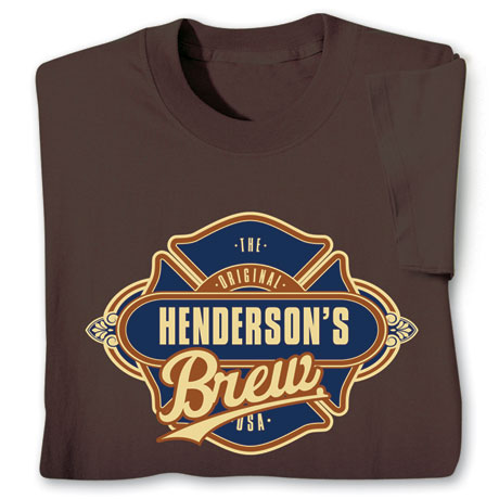 Personalized 'Your Name' Custom Brew Shirt