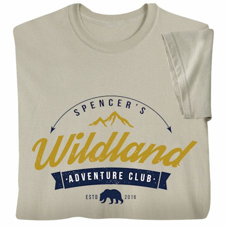 Personalized 'Your Name' Adventure Club Shirt