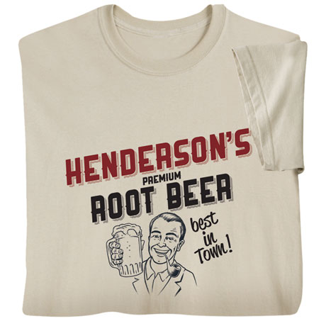 Personalized 'Your Name' Premium Root Beer Shirt