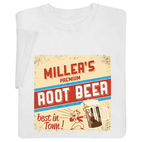 Personalized "Your Name" Premium Root Beer Retro Shirt