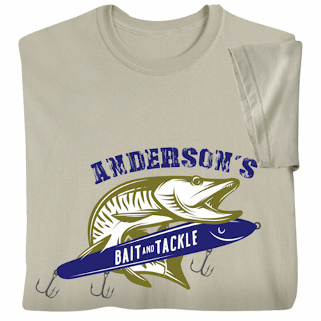 Personalized 'Your Name' Bait and Tackle Shirt