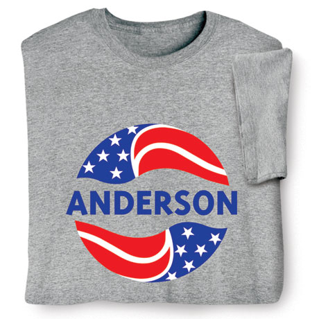 Personalized 'Your Name' Election - Red, White, and Blue Shirt