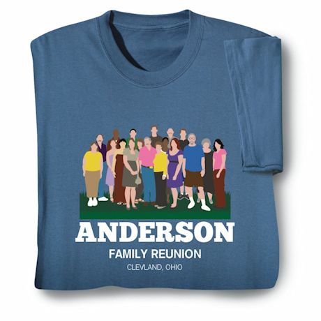 Personalized Your Name "All Together Now" Family Reunion Shirt