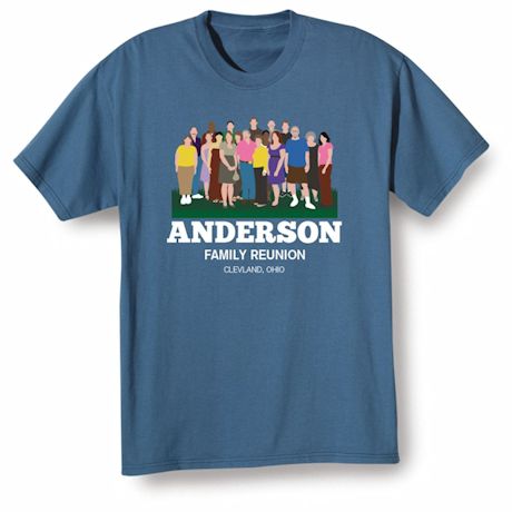 Personalized Your Name "All Together Now" Family Reunion Shirt