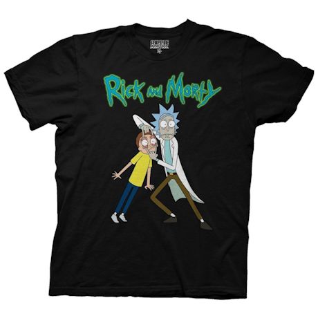 Rick And Morty Holding Morty's Eyes T-shirt