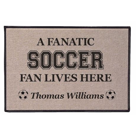 Fanatic Fan Personalized Doormat