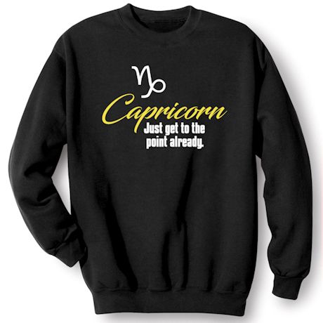 Horoscope T-Shirt or Sweatshirt - Capricorn