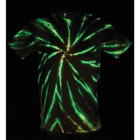 Glow-In-The-Dark Tie Dye T-shirts