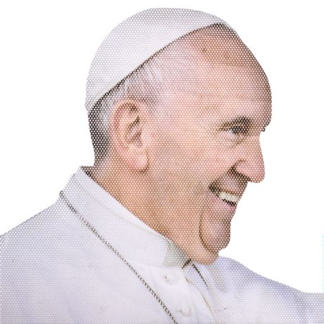 Ride With The Pope Car Window Decal