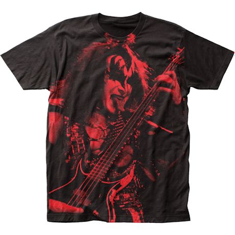 Jumbo Print Rock Shirts - Gene Simmons/Kiss
