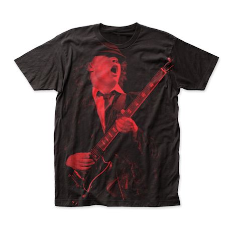 Jumbo Print Rock Shirts - Angus Young/Ac/Dc