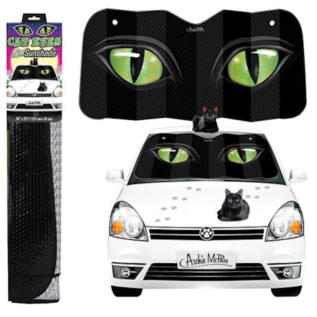 Crazy For Cats: Cat Eyes Auto Windsheild Car Sun Shade