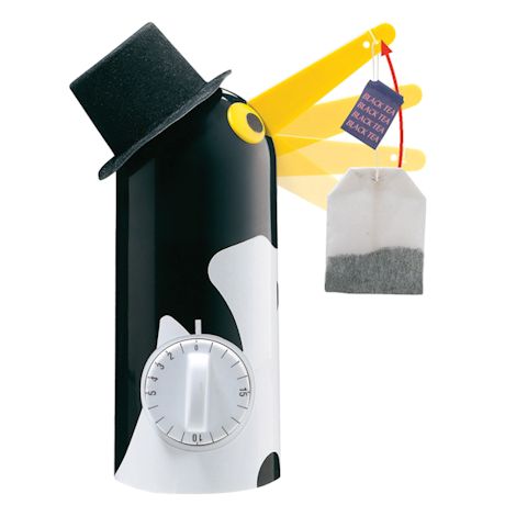 Penguin Automatic Tea Steeper and Kitchen Timer - 8" High
