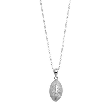 Sports Sterling Silver Pendant Necklace