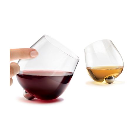 Aura Aerating No-Spill Wine Glasses