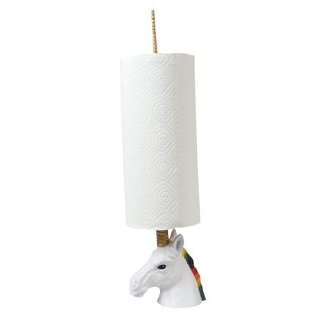 Unicorn Toilet Paper/Paper Towel Holder