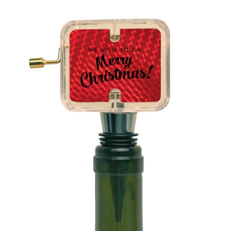 Musical Wine Stoppers - Merry Christmas