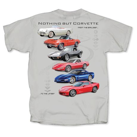 Corvette Through The Years Shirts