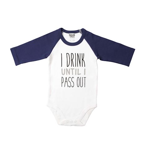 Babies With Attitude Snapsuits - Pass Out