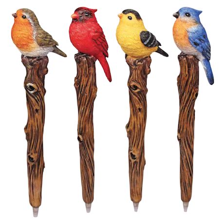 Songbirds Shaped Pen Set