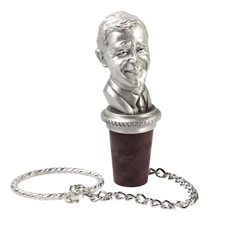 Pewter Presidential Wine Stoppers