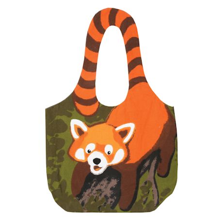 Animal Shaped Handle Tote Bag
