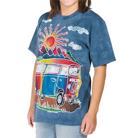 Hippie Retro Peace Sign Bus T-shirt