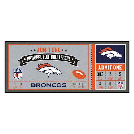 Product image for NFL Ticket Runner Rug-Denver Broncos