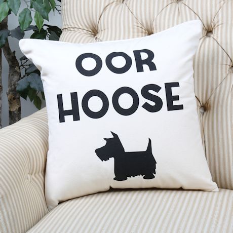 Oor Hoose Scottish Terrier Cusion & Pillow Cover - 18 Inches Square